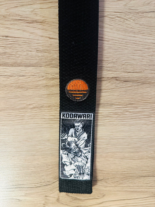 Kodawari BJJ Gürtel Serie Nr. 1 - Schwarz